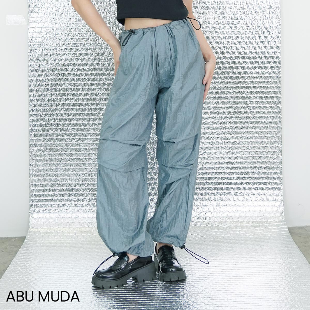 Cargo Pants Crinkle Fumi Celana Panjang Wanita