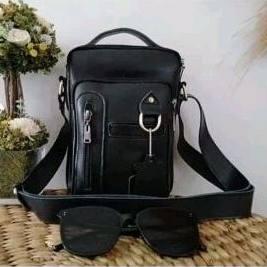 Tas Slempang Pria Kulit Asli Slingbag Kulit Asli Anti Api Tas Kulit Asli Elegant