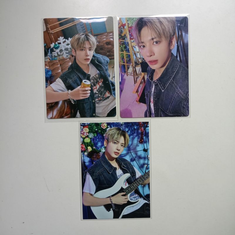 PC PHOTO CARD MPC TXT TOMORROW X TOGETHER TAEHYUN LITTLE WISHES CARDIGAN