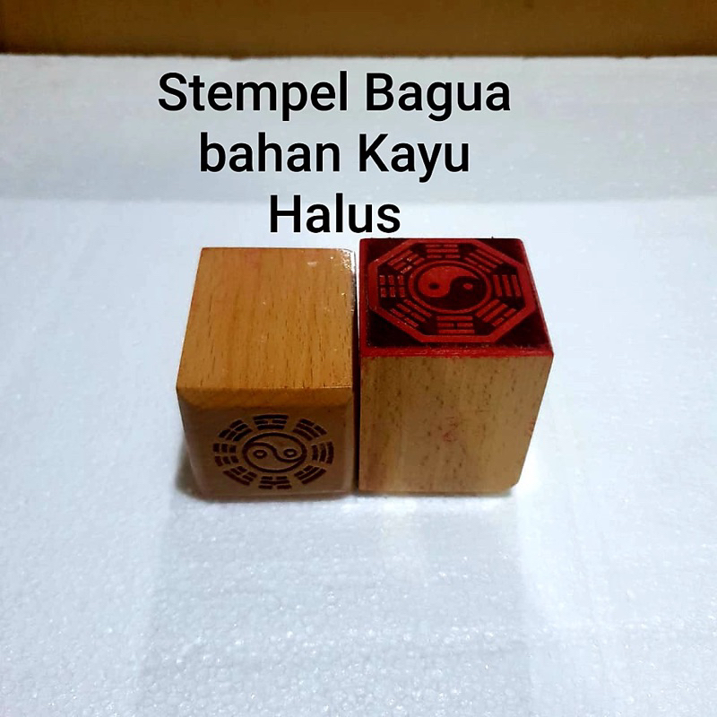 

Stempel dewa motip pat kua/pakua/ba gua/patkua kayu