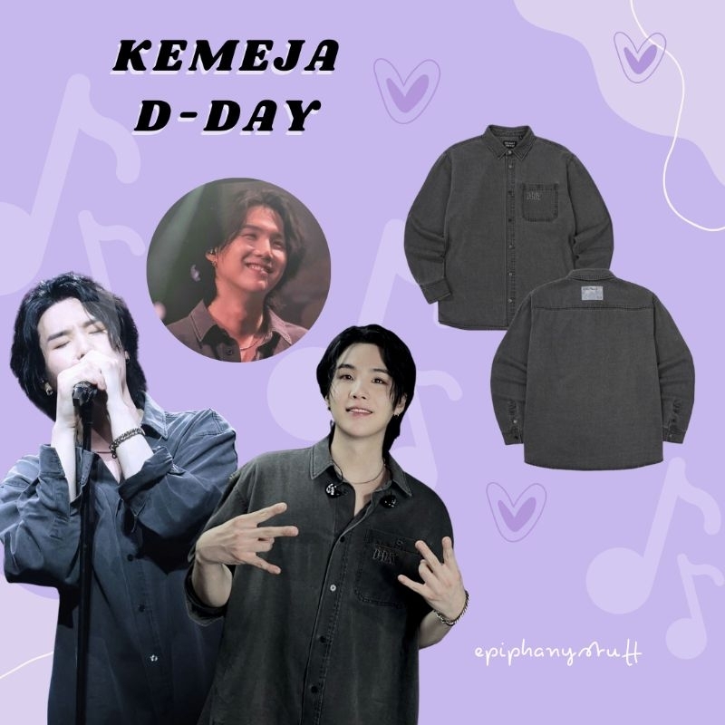 Ready Kemeja D-DAY Yoongi Konser Agust D Tour Unoff