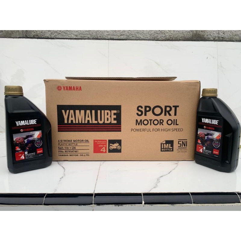 OLI YAMALUBE SPORT ukuran 1 liter...1 dus isi 24 btl