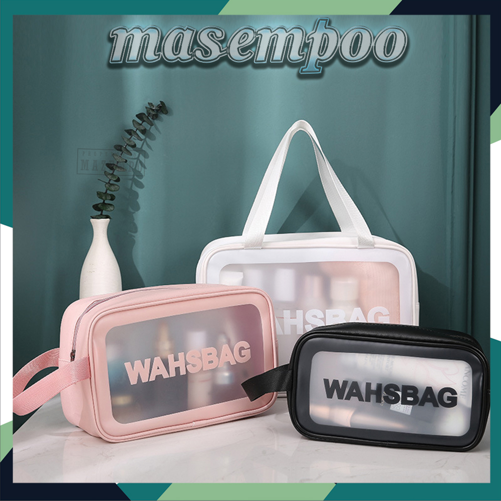 Tas Travel Kosmetik WASHBAG / Tas mandi waterproof Pria Wanita / travelling bag organizer