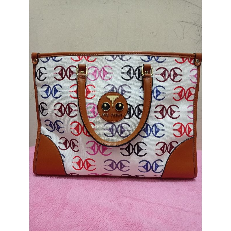 Huer Eye theme Tote bag free pouch