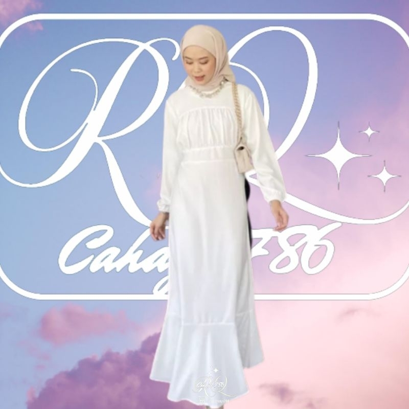 Gamis Remaja Perempuan Terbaru Emily Koreanlookstyle Kondangan Pesta seragam casual reamaja terlaris