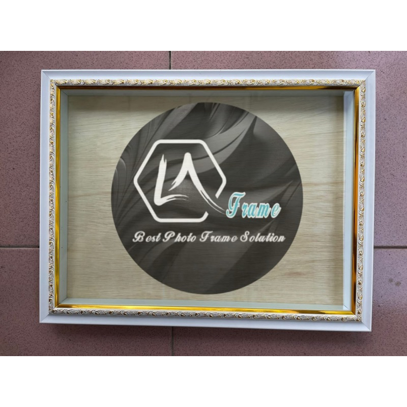 Pigura mahar / Bingkai 3D / Ukuran kaca 30x40 / Lebar frame  4cm