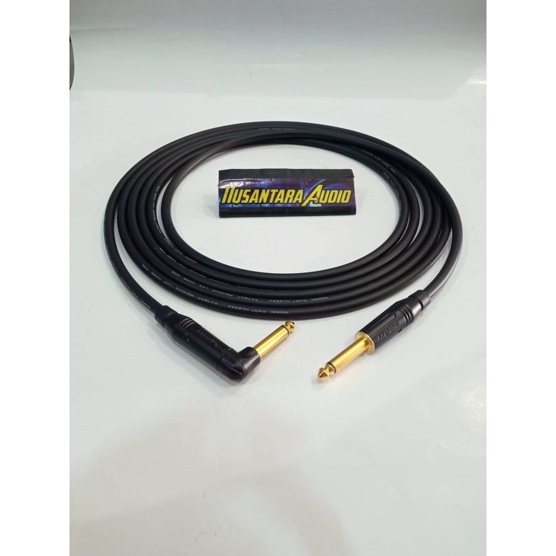 Kabel gitar 5 meter Mogami 2524 amphenol gold