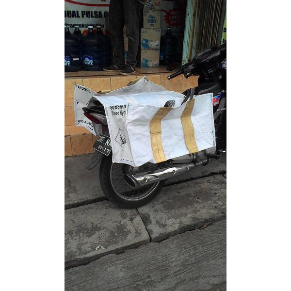 Tas motor, Obrok galon, ronjot tabung gas kuat