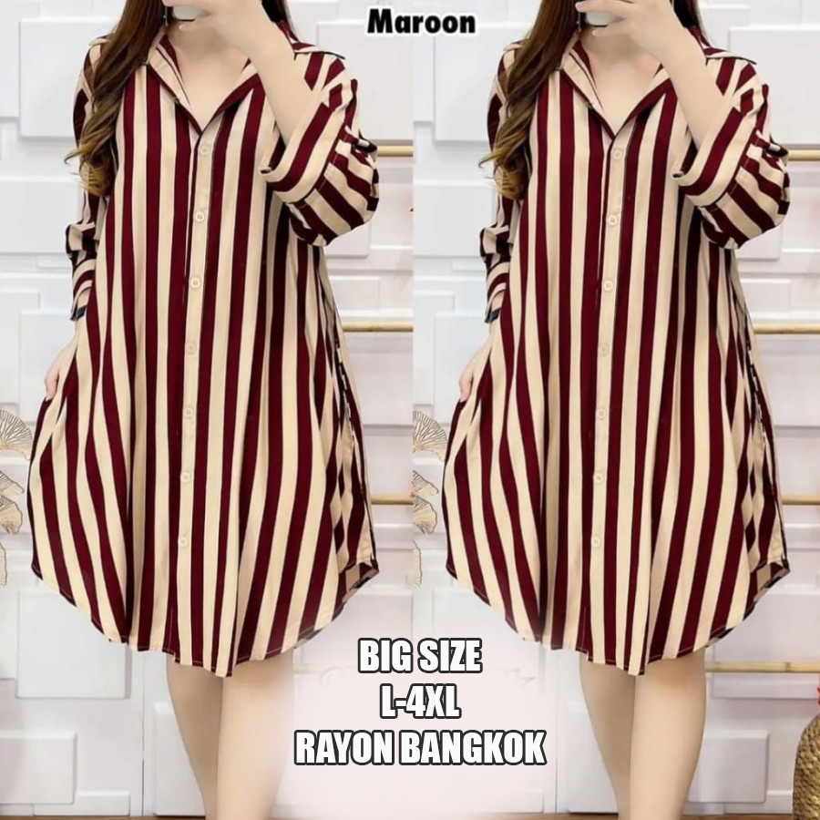 tunik salur jumbo wanita bahan rayon ld 125 wanita lengan panjang untuk lebaran terbaru 2023 bisa bayar ditempat