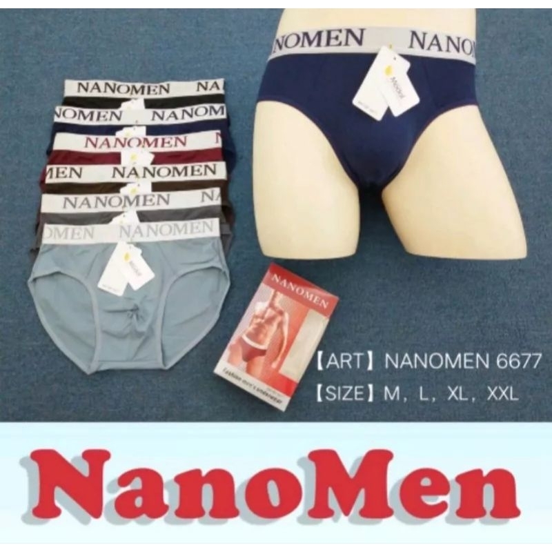 NANOMEN | Celana dalam Pria/Celana Dalam Segi tiga/nano 6677