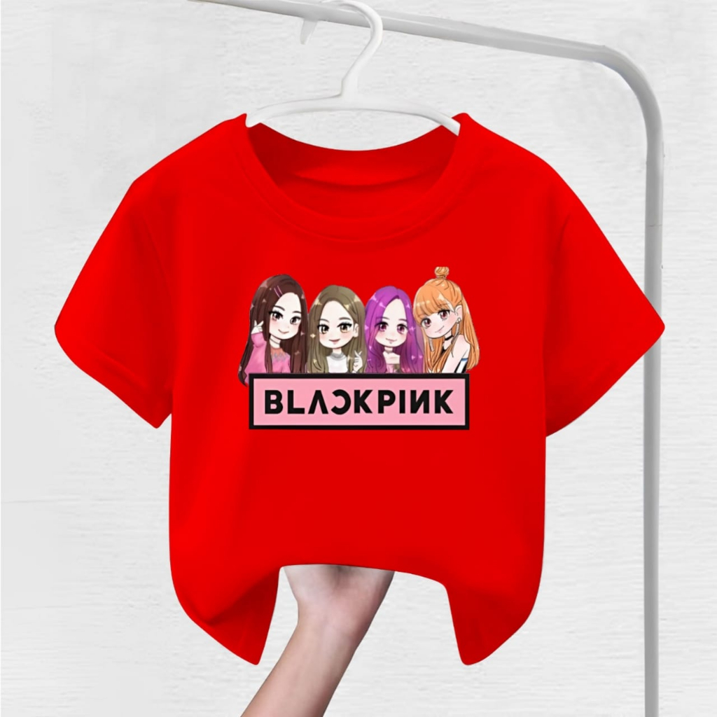 REDLOVE136 ( TERBARU ) ATASAN ANAK ANAK / OBLONG ANAK TERBARU / ATASAN FASHION / KAOS OBLONG ANAK / KOAS OBLONG BLACKPINK