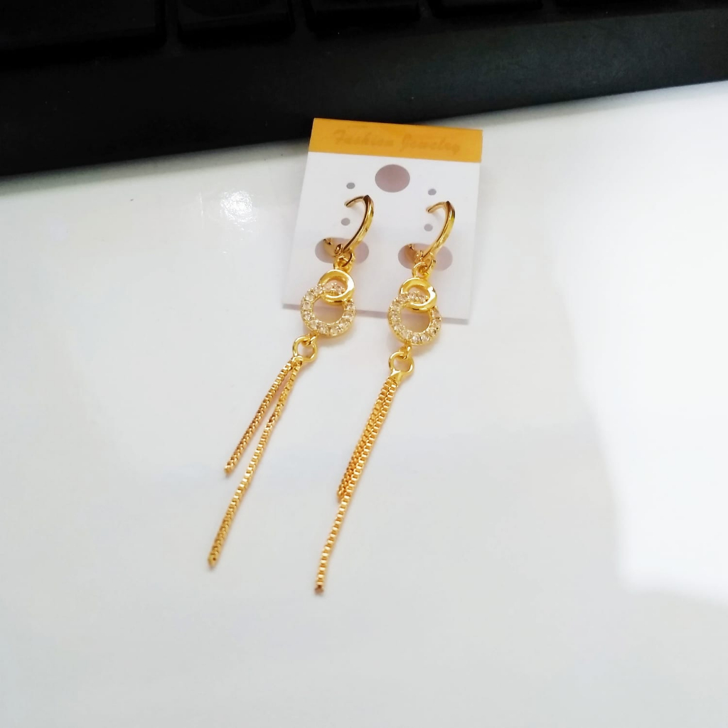 AV273 Grosir Anting Jurai Panjang Anting Dewasa Elegan