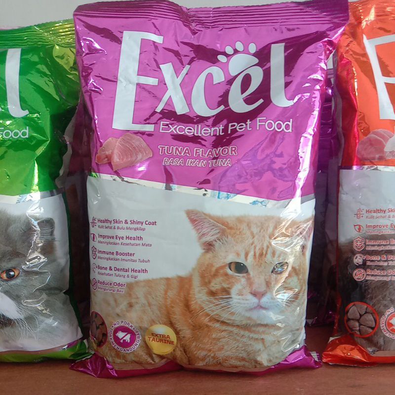 Makanan Kucing Excel Berat 500 Gr