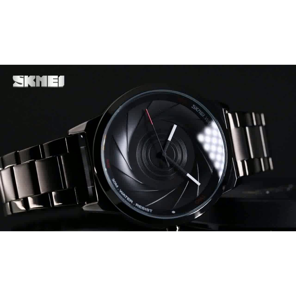 SKMEI 9210 Jam Tangan Pria Analog Tali Stainless Water Resistance