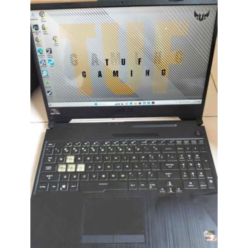 Dijual laptop Asus TUFgaming A15 FA 506II_FX506II, GTX 1650 TI, RAM 8