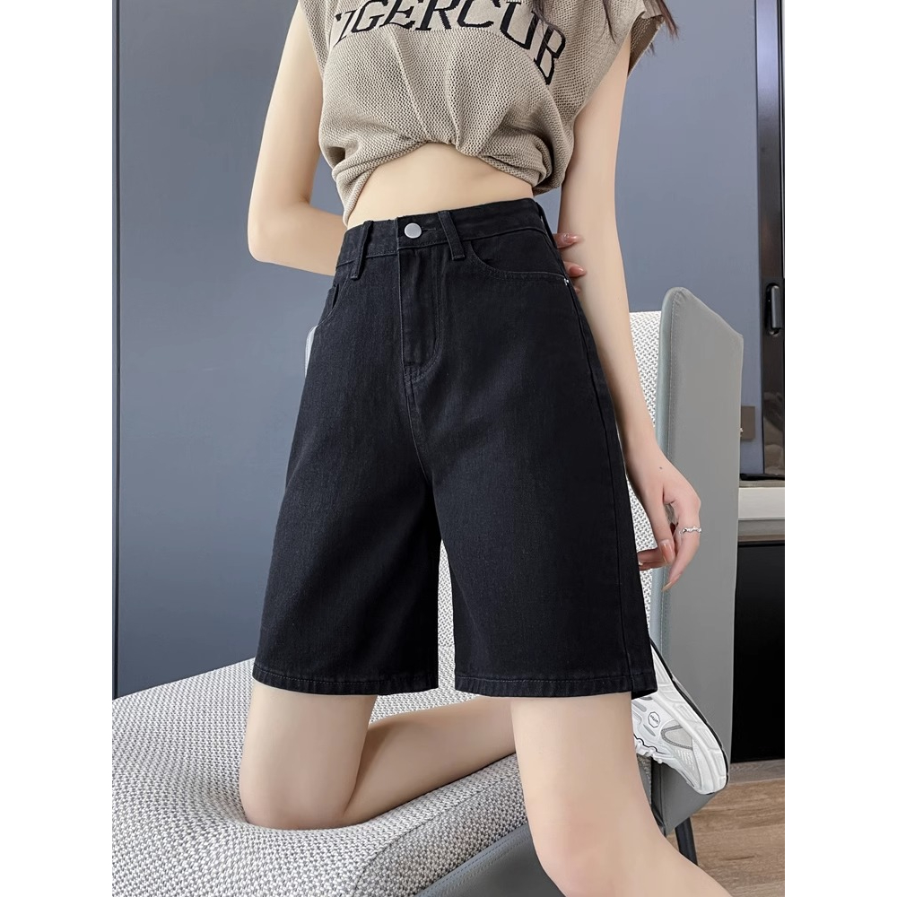 Hitam Shorts Jeans Pants | Celana Pendek Wanita Casual Korea