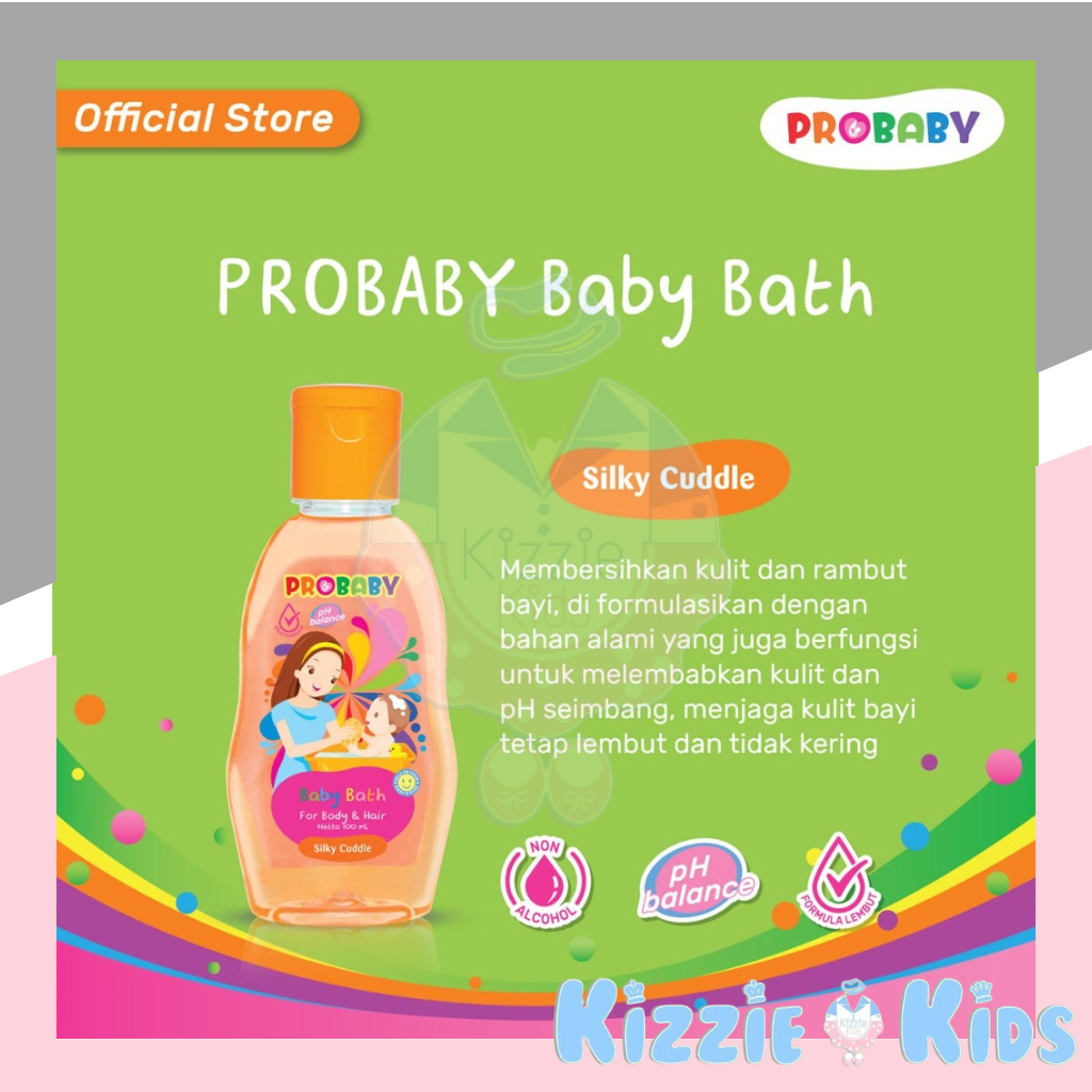 PROBABY BATH HAIR &amp; BODY 200ML dan 230ML / KEMASAN BOTOL DAN REFILL