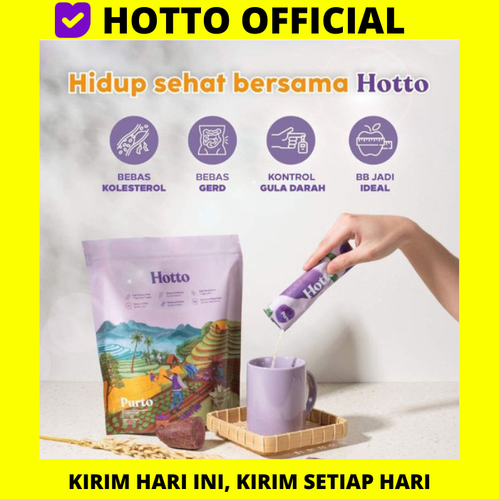 

HOTTO PURTO MULTIGRAIN WITH PURPLE POTATO POUCH ISI 16 SACHET elinanoer