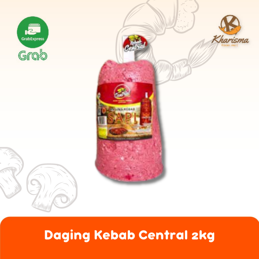 

Daging Kebab Premium Central 2kg Makanan Frozen Food