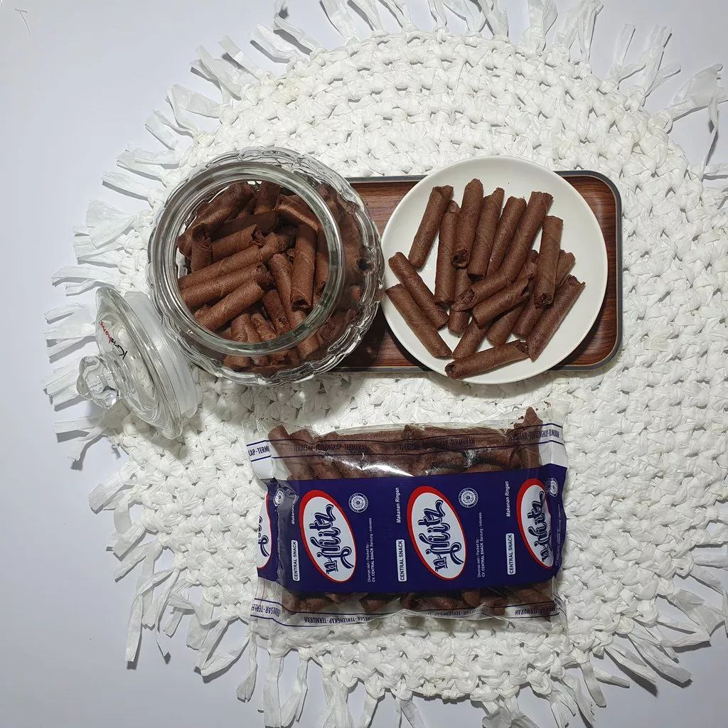 

SNACK MURAH / SNACK NJRITZ / WAFER ROLL MINI COKLAT, HITAM, & VANILLA - ASLI CENTRAL SNACK