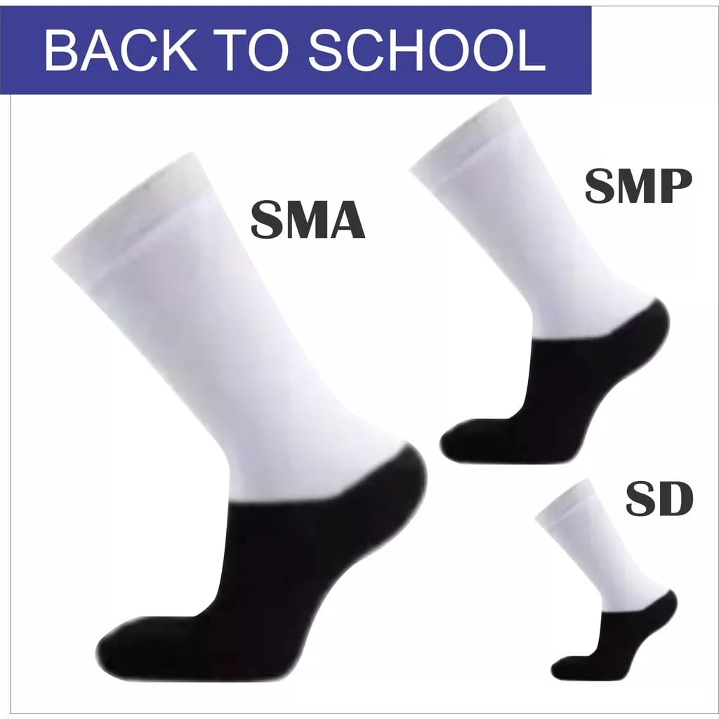 Kaos Kaki Anak Sekolah / Kaos Kaki SD SMP SMA