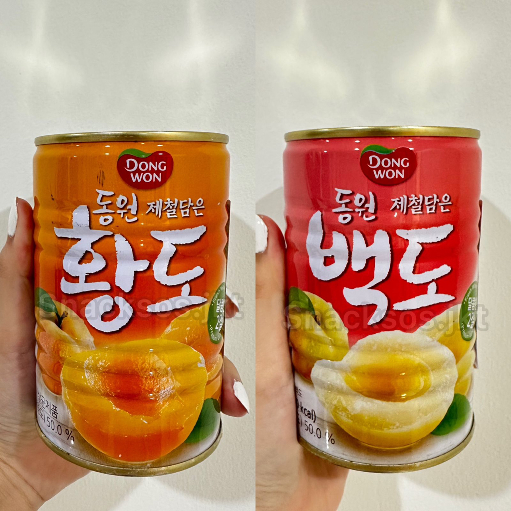 

DONGWON CANNED YELLOW PEACH / DONGWONG CANNED WHITE PEACH KOREA