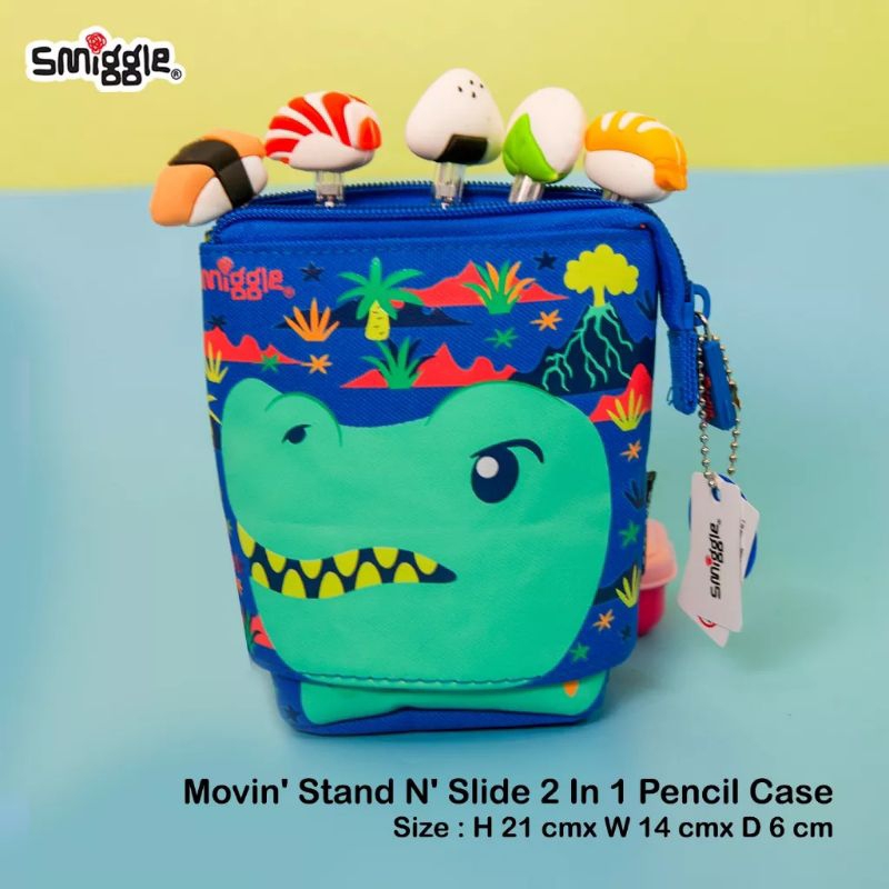 Pencil case smiggle stand n slide/pencilcase smiggle