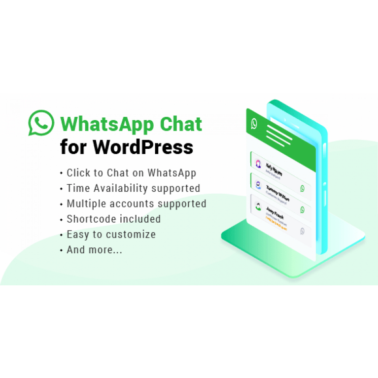 WhatsApp Chat WordPress V3.7.3