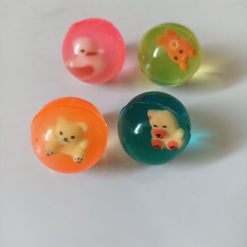 5Pcs Mainan Anak Bola Bekel