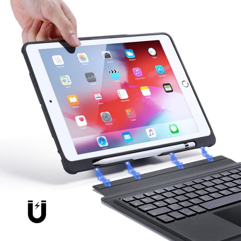 Wireless Keyboard Case iPad 9 8 7 10.2 Inch Air 3 10.5 Bluetooth Cover