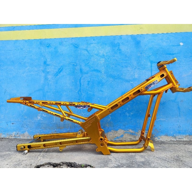 rangka frame almu ninja 150 gold aitech