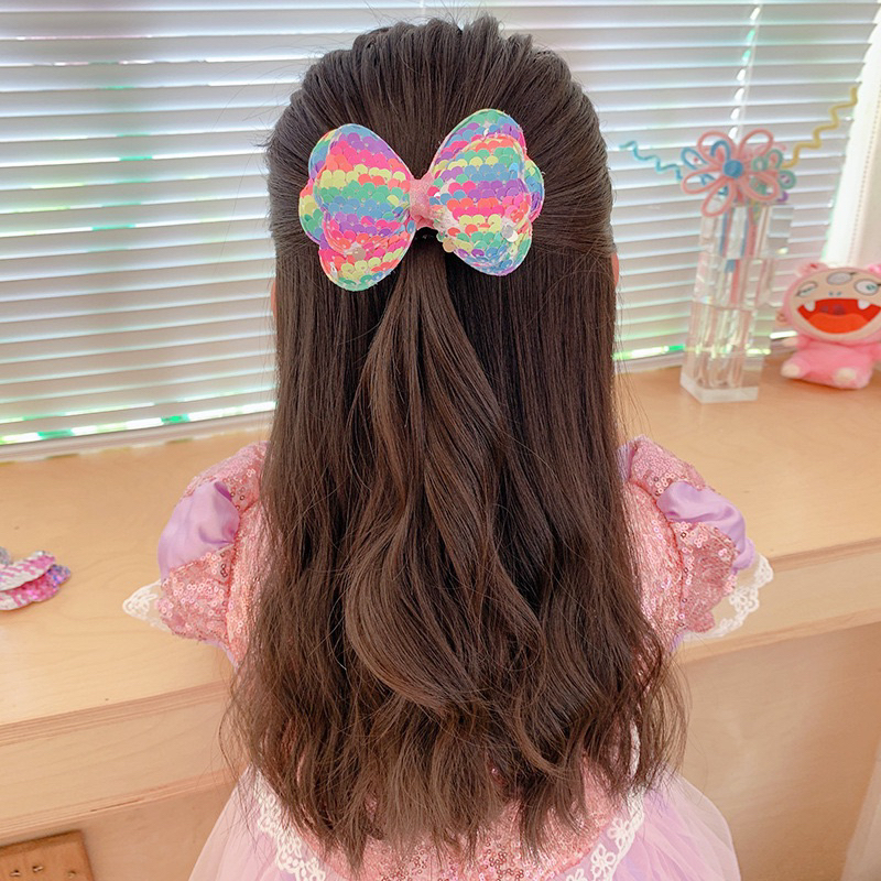 Nay Bow JEPIT PITA RAMBUT ANAK CEWEK AKSESORIS FASHION KOREA IMPORT SEQUIN BLING