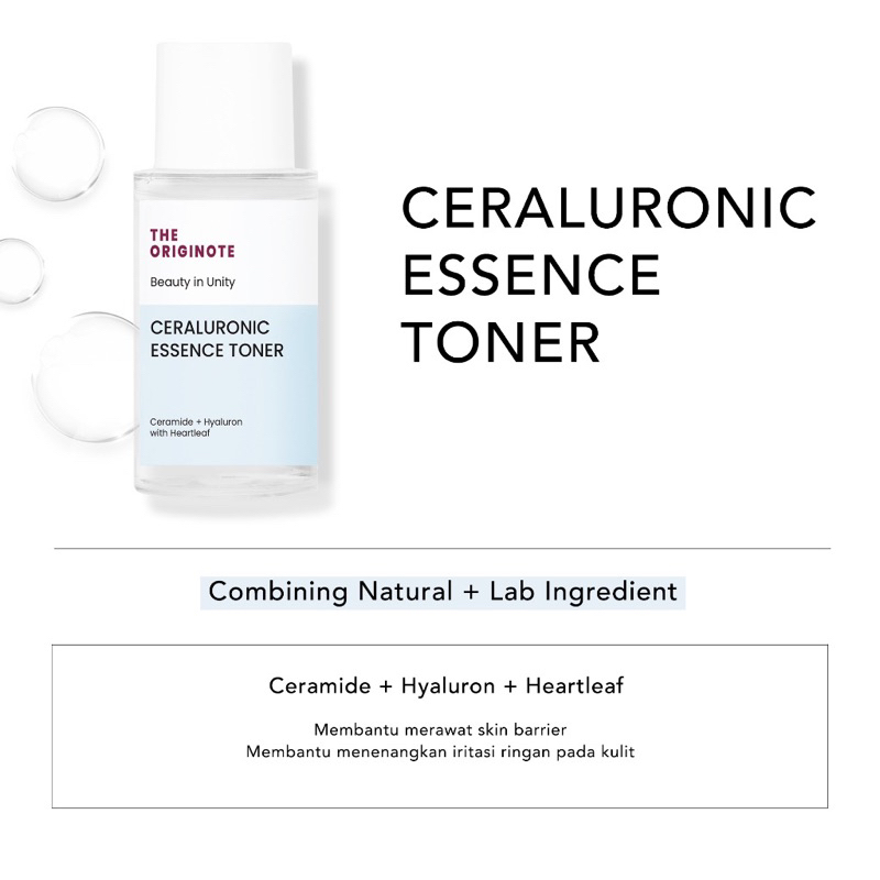 THE ORIGINOTE - Ceraluronic Essence Toner | Hllow Clarifying Toner | Cica B5 Soothing Essence Toner