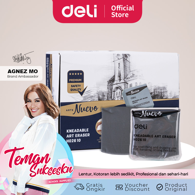 

Deli School Eraser / Penghapus Bersih Bisa Dibentuk Sesuai Keinginan EH02610