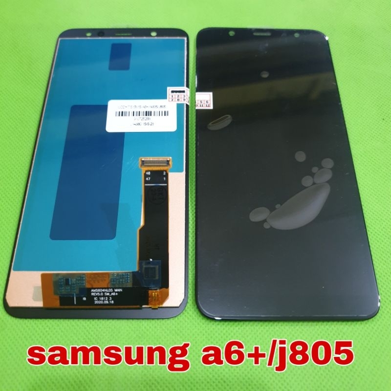 lcd ts touchscreen samsung a6 plus/a605/j805 incell