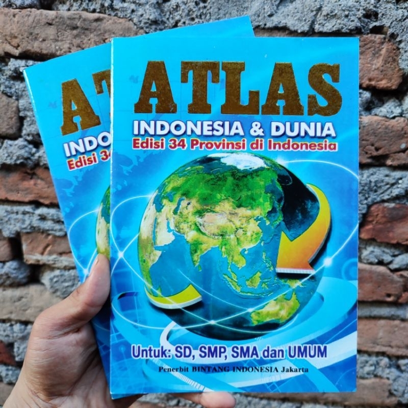 Atlas Lengkap - Atlas Indonesia dan Dunia - Buku Atlas
