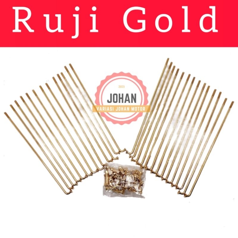Jari Jari Gold Ruji Gold Spoke 2tone Racak 2tone Ruji Bakaran Jari Jari Ring 17, 18, 19