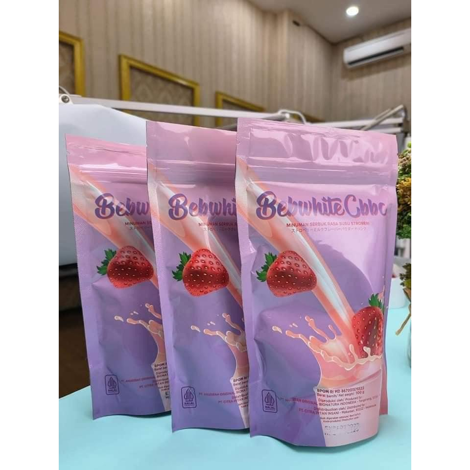 

Collagen BBC BebwhiteC Strawberry Original Produk BPOM Minuman Serbuk