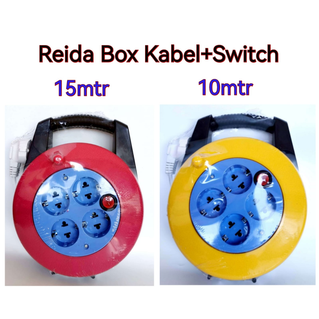 Reida Roll Kabel + Switch 15m