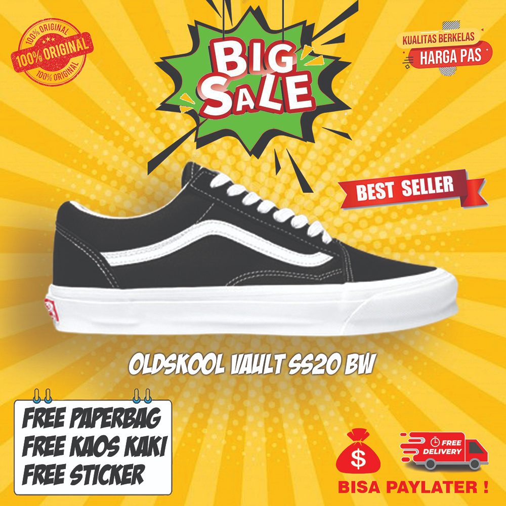 [SALE] VANS OLD SKOOL VAULT OG SS20 BLACK/WHITE BNIB | VANS OLD SKOOL | VANS VAULT | VANS | VANS ORI