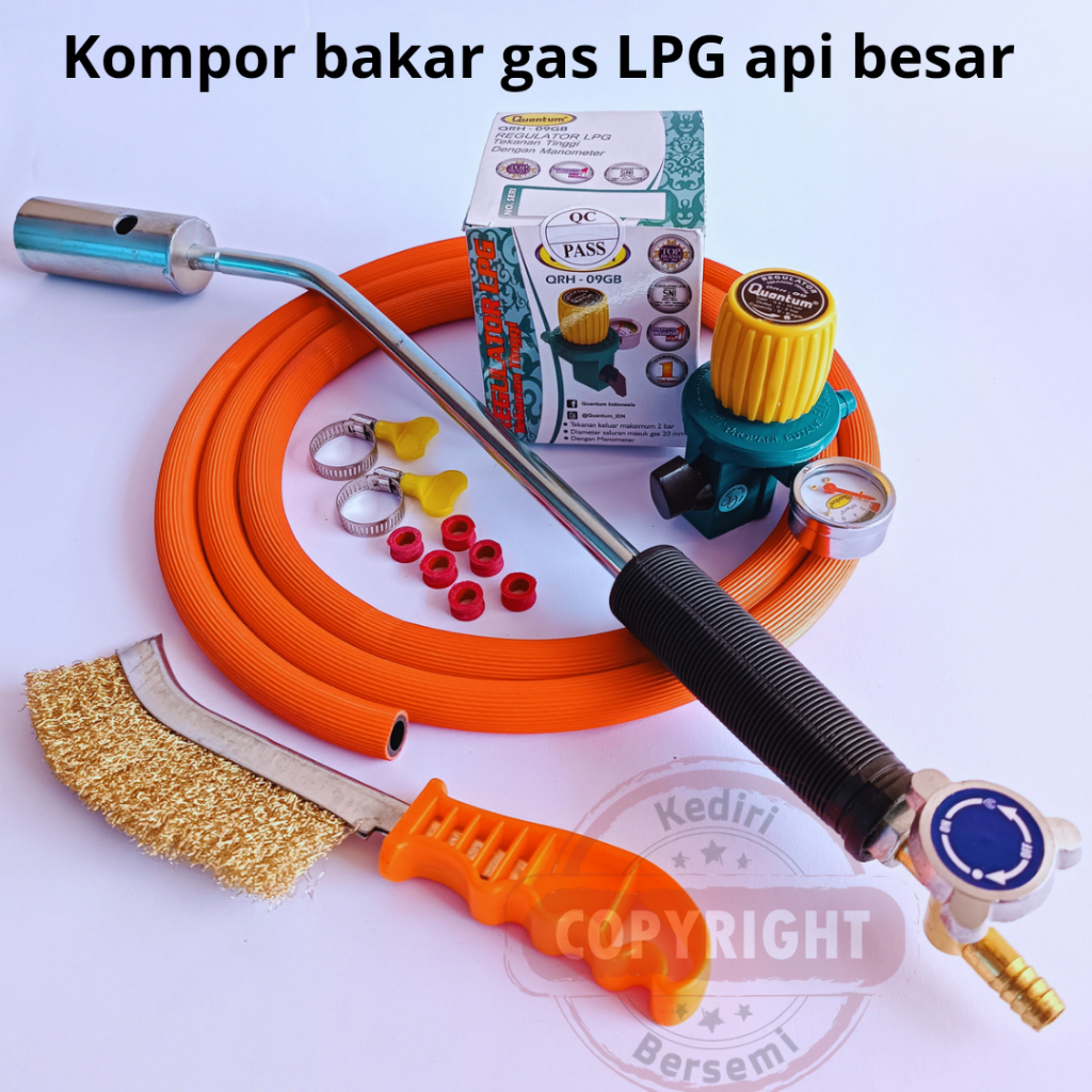 Kompor bakar elpiji panjang api besar