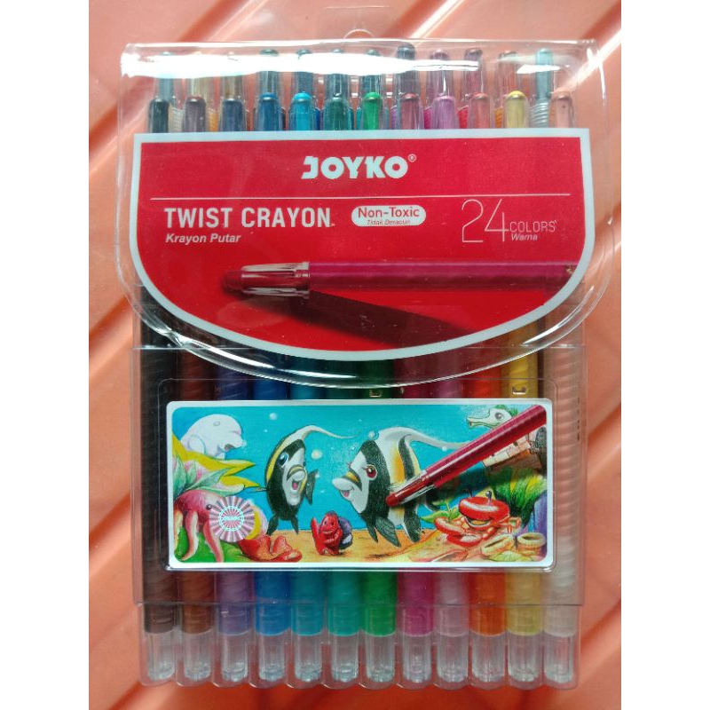 

Krayon Putar Joyko isi 12 Warna Murah