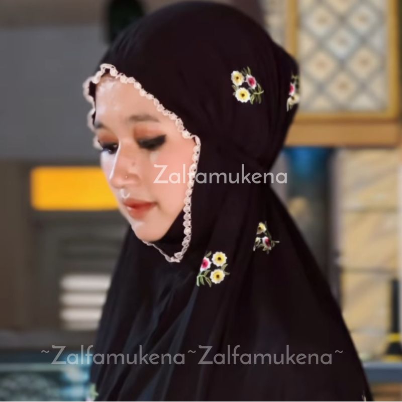 Mukena Rayon super premium terusan dewasa| mukena rayon bordir