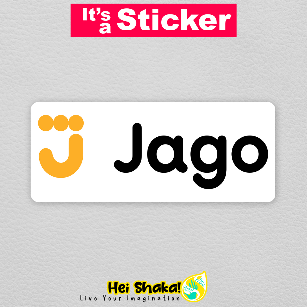 

Heishaka Stiker Bank Jago Sticker Vinyl Anti Air