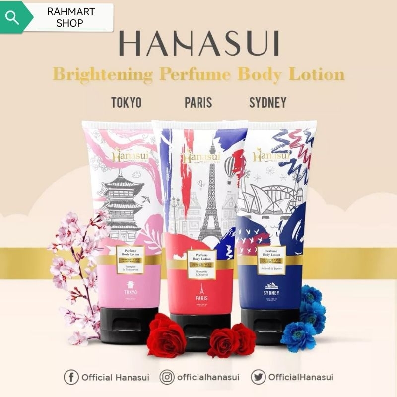 HANASUI Brightening Parfume Body Lotion 180ml