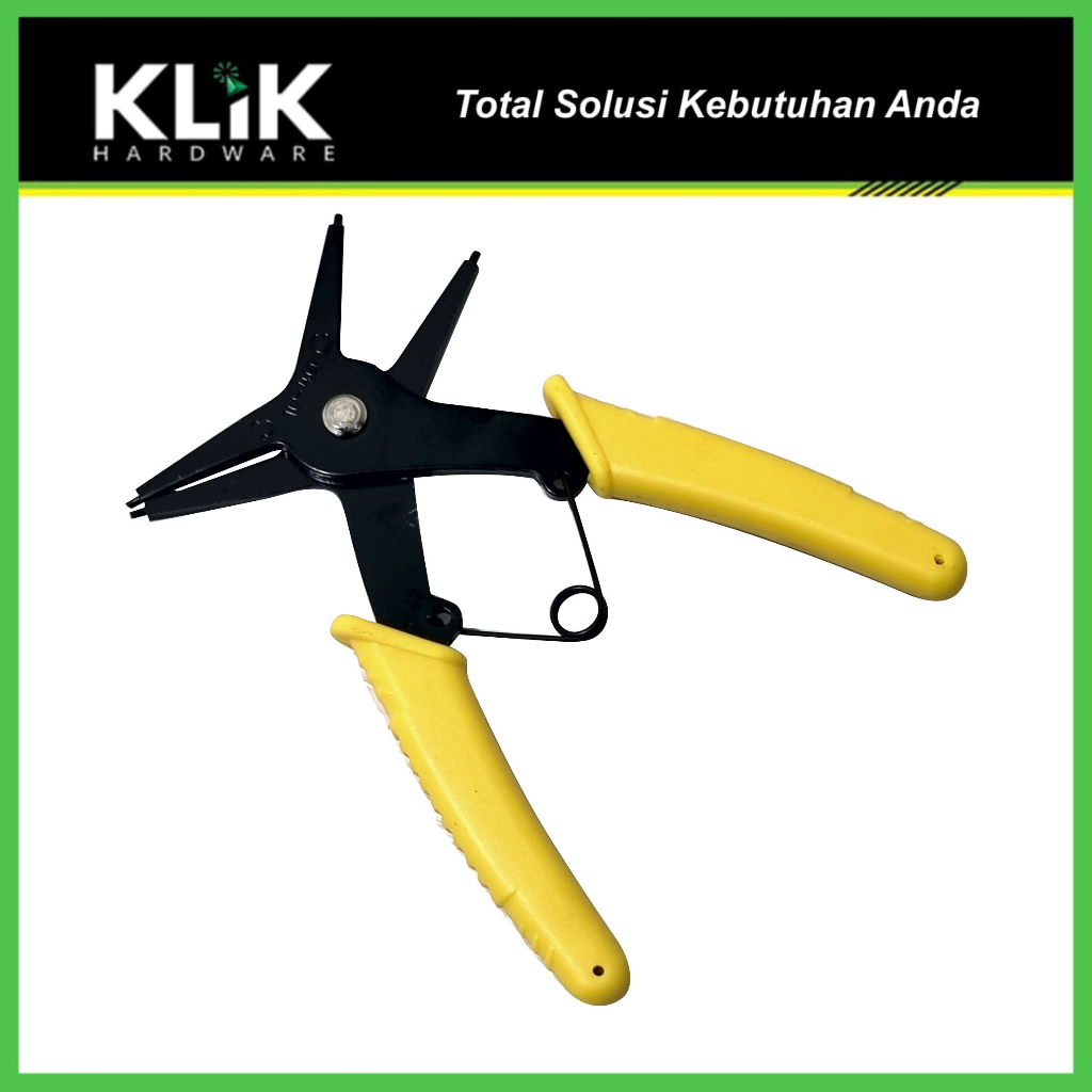 KDK Tang Snap Ring Circlip 2-In-1 Lurus Buka Tutup 10 - 40 mm 2 Fungsi