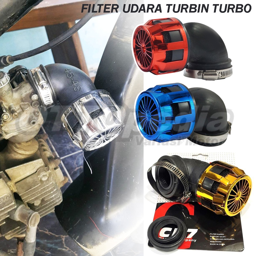 [ model TURBIN PESAWAT ] FILTER KARBU Racing VARIASI filter karbu  asl  power jet PE dan PWK saringan udara universal - racinggrup