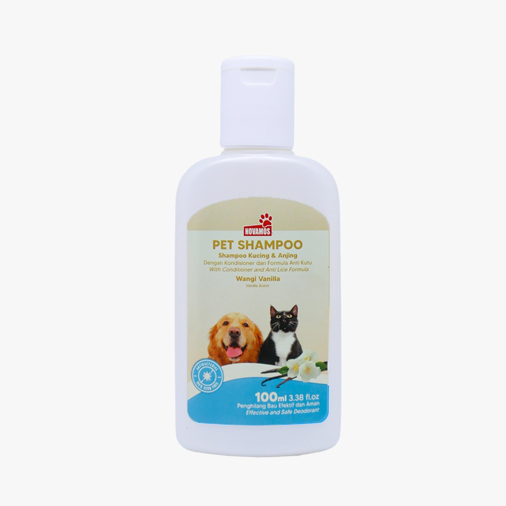 NOVAMOS Shampoo Kucing Conditioner - Shampoo Anjing 100 ML VANILLA