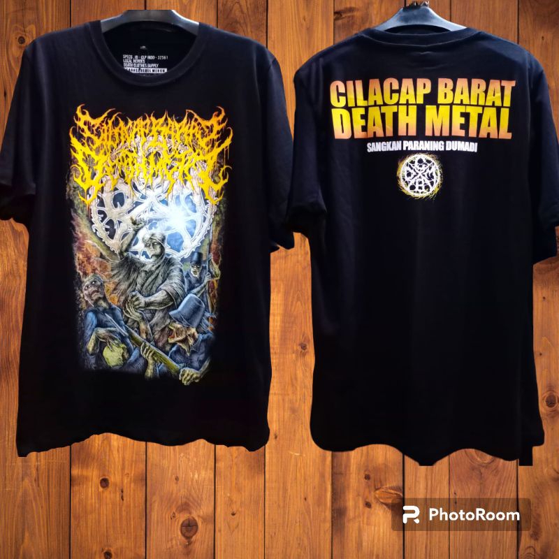 tshrit kaos cilacap barat death metal sangkah paraning Dumadi kaos metal