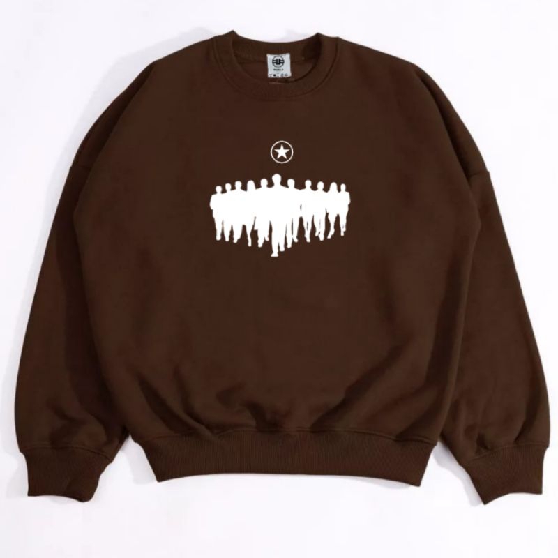 Wardkick - Crewneck Boxy Oversize Stanger Brown